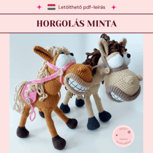 Sanyi a horgolt ló horgolási minta